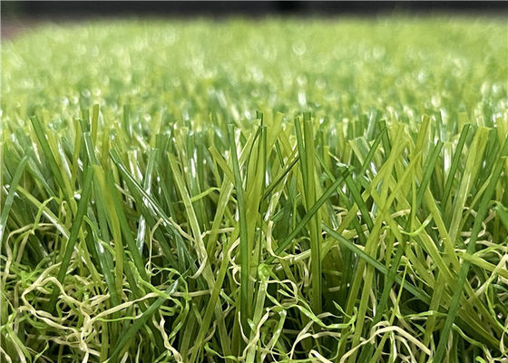Thick Landscaping Artificial Grass C Shape Four Colors 7000d C Shape Vertical Grass Wall