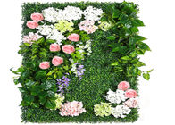 Cabbage Mixed Artificial Green Panels Outdoor Artificial Wall Panels Foliage Fence Panels